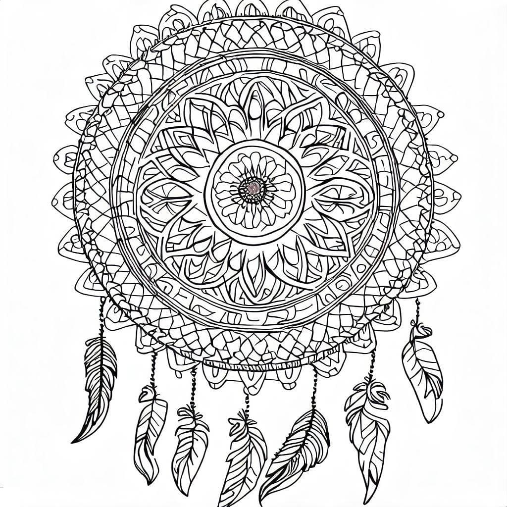 Mandalas Attrape rêves 51